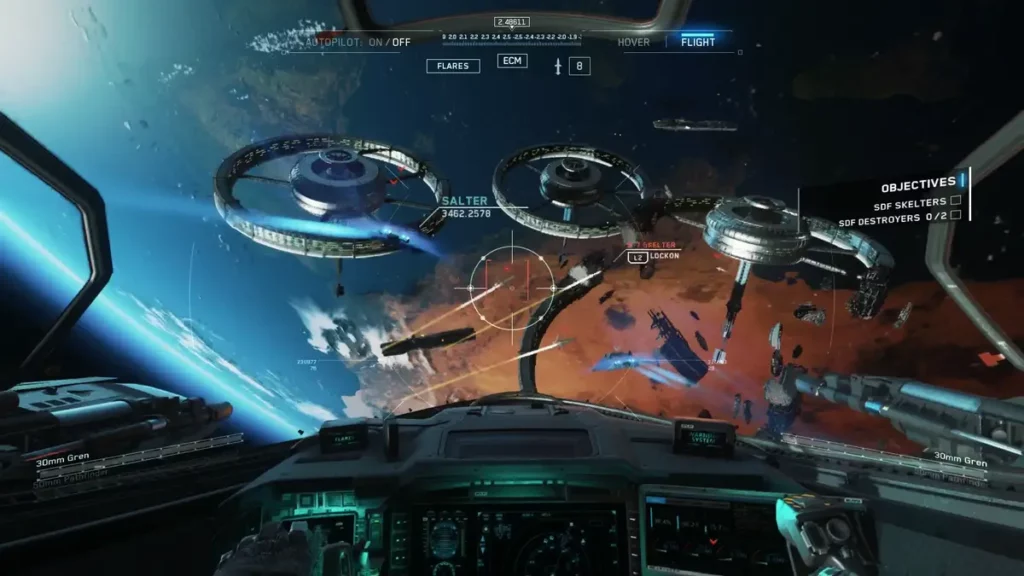 Космический бой в Call of Duty: Infinite Warfare