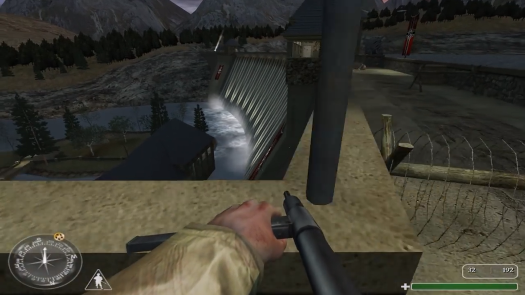 Немецкая дамба в Call of Duty