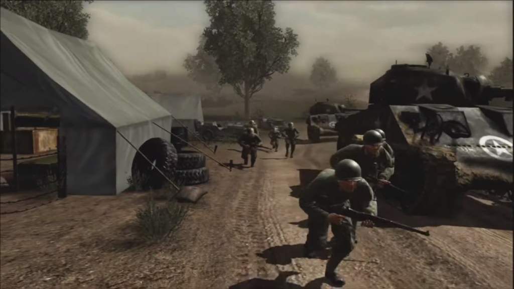 Игровой процесс в Call of Duty 3