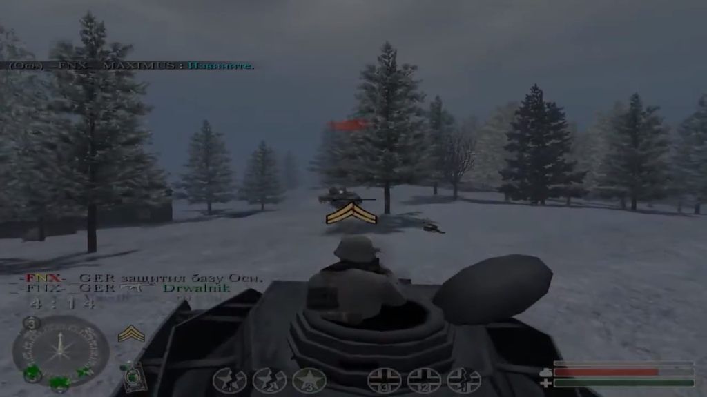 Штурм на танке в Call of Duty: United Offensive