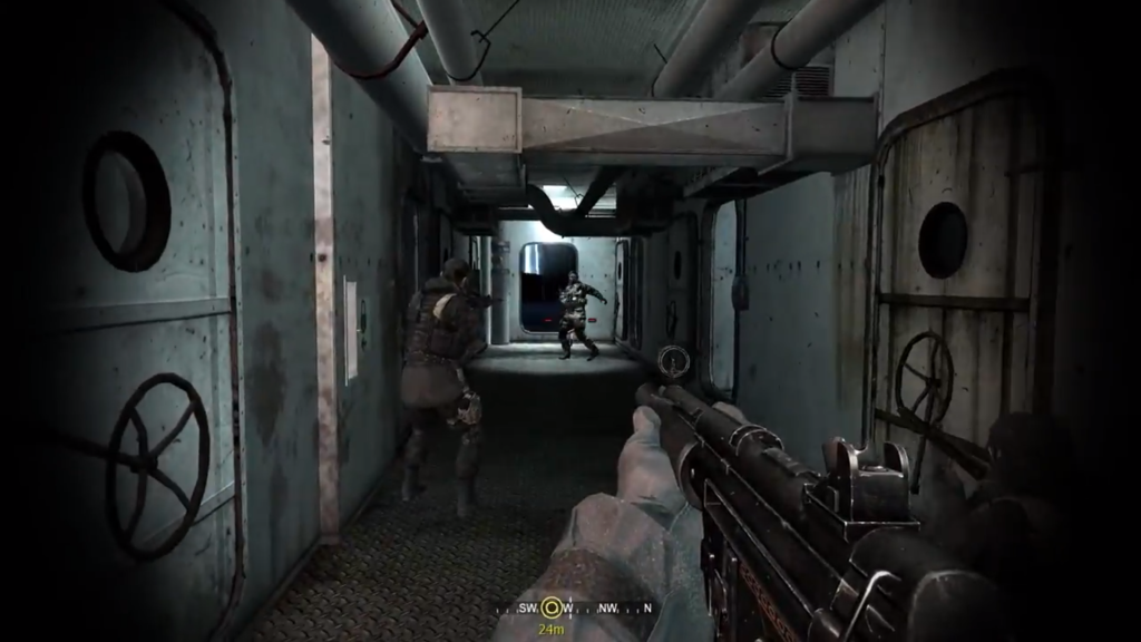 Миссия на корабле в Call of Duty 4: Modern Warfare