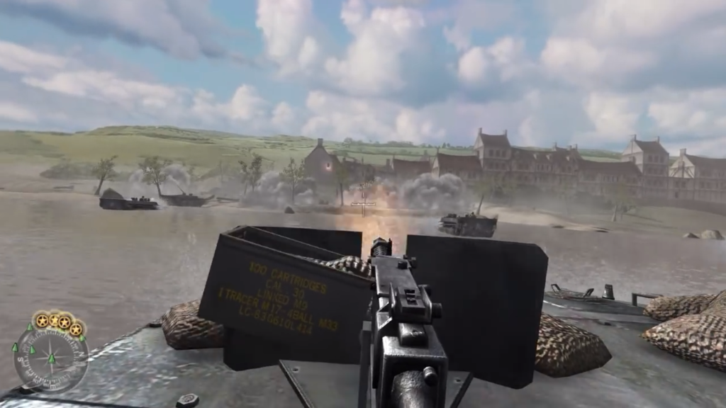 Высадка на Рейне в Call of Duty 2